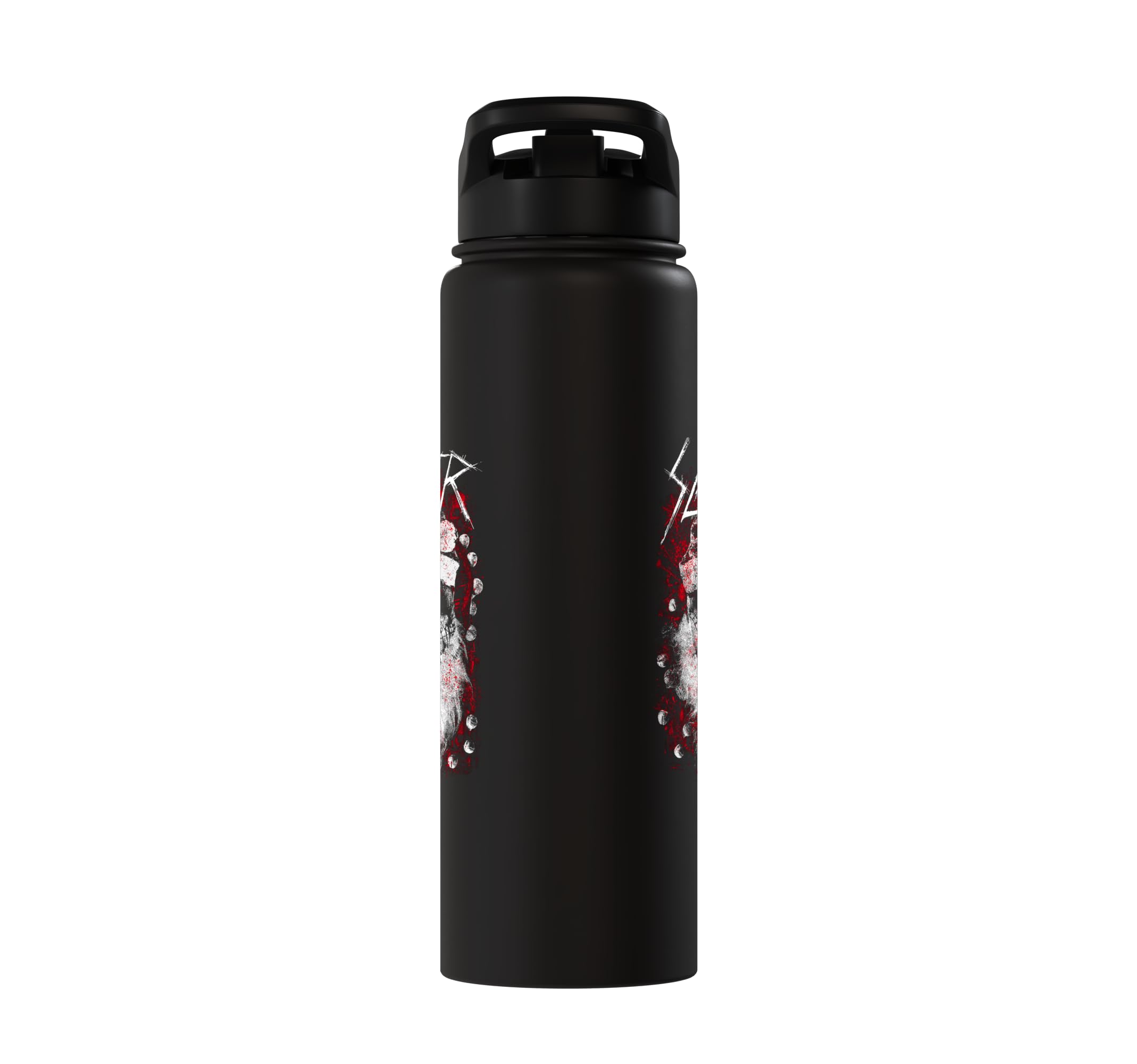 Slayer Dead Skin Santa Stainless Steel Insulated Water Bottle - Image 4